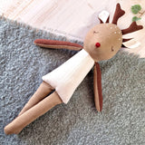 Deer, reindeer, doe & fawn doll PDF sewing pattern tutorial