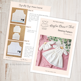 Doll dress & shirt PDF sewing pattern tutorial