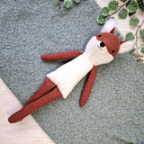 Fox doll and clothes PDF sewing pattern tutorial