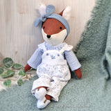 Fox doll and clothes PDF sewing pattern tutorial