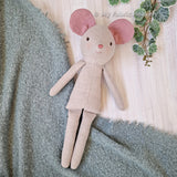 Mouse doll PDF sewing pattern & photo tutorial